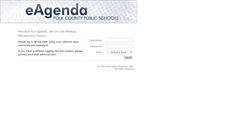 Desktop Screenshot of eagenda.polk-fl.net